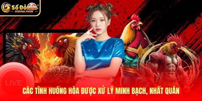 Các tình huống hòa được xử lý minh bạch, nhất quán