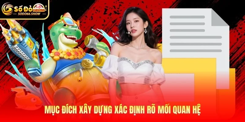Mục đích xây dựng xác định rõ mối quan hệ Mục đích xây dựng xác định rõ mối quan hệ